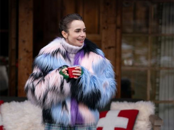 Lily Collins in a still from 'Emily In Paris' (Image source: Instagram)