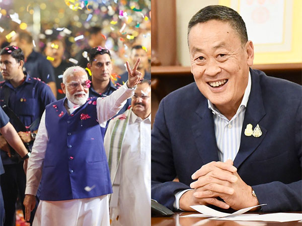 Thailand PM Srettha Thavisin congratulated Prime Minister Narendra Modi over a phone call (Photo/ANI)