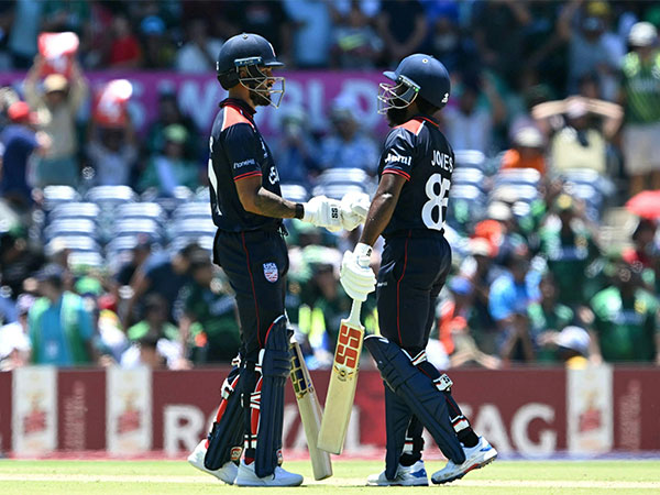 Aaron Jones and Nitish Kumar. (Picture: ICC/X)
