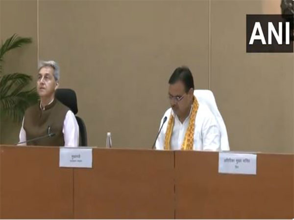 Rajasthan Chief Minister Bhajan Lal Sharma (right). (Photo/ANI)