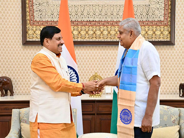 MP CM Mohan Yadav meeting Vice President Jagdeep Dhankhar