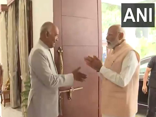 PM Modi meets President Kovind (Photo/ANI)
