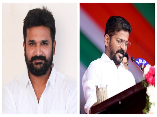 BRS leader Manne Krishank and Telangana CM Revanth Reddy (@Krishank_BRS/ANI)