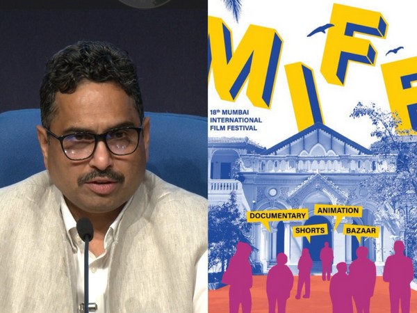 Sanjay Jaju, Secretary of Ministry of Information and Broadcasting, MIFF poster (Image Source: ANI, PIB)