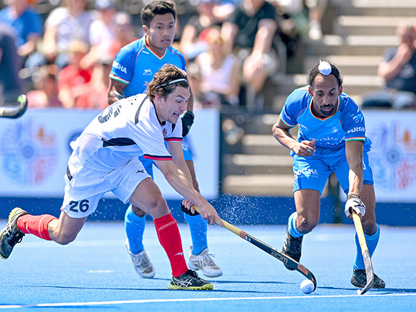 Indian hockey team in action during FIH Hockey Pro League 2023/24 (Image: HI)