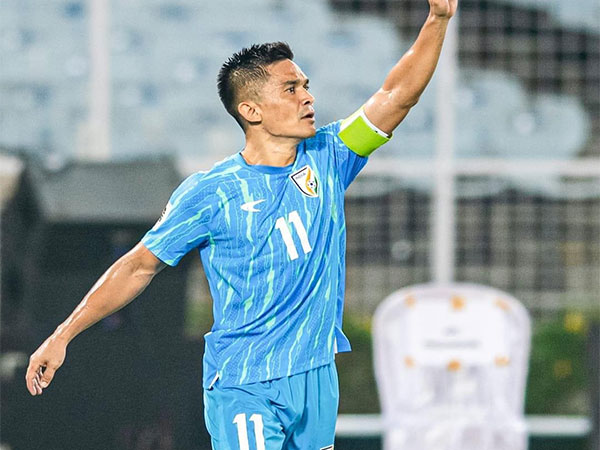 Sunil Chhetri. (Picture: Pinarayi Vijayan/X)
