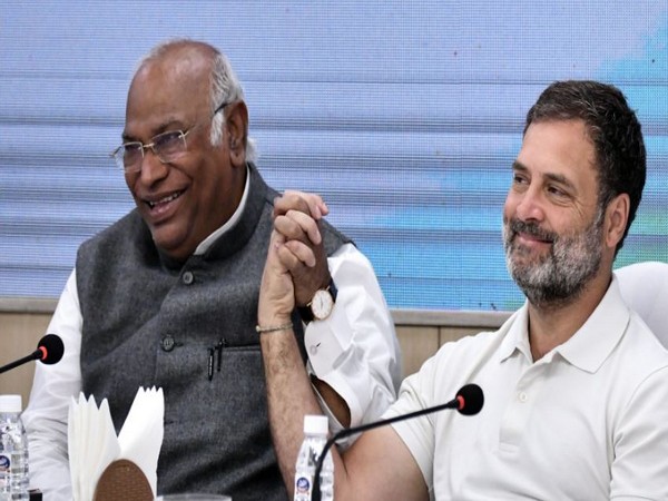 Congress President Mallikarjun Kharge and Rahul Gandhi (File Photo/ANI)