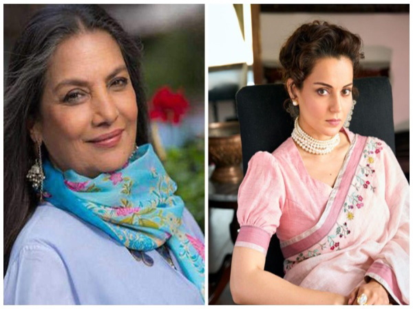 Actors Shabana Azmi and Kangana Ranaut (Image source: X)