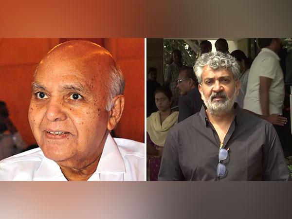 SS Rajamouli mourns the demise of media mogul Ramoji Rao (Image source: ANI, X)