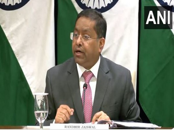 Ministry of External Affairs official spokesperson Randhir Jaiswal (Photo/ANI)