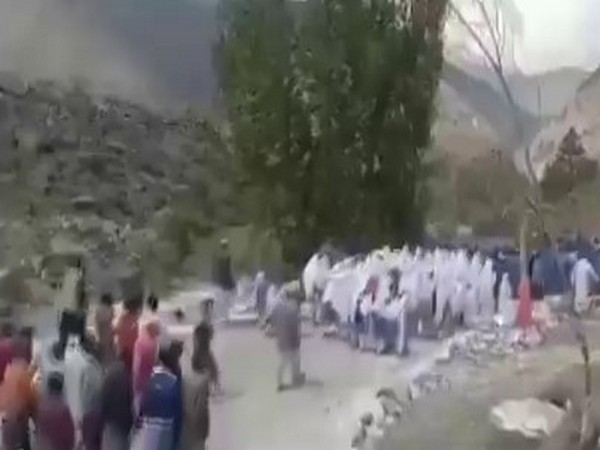 Children's protest exposes education crisis in PoGB (Photo/ANI)