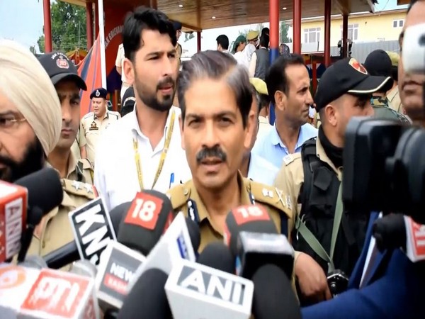  Jammu and Kashmir Director General of Police, RR Swain (Photo/ANI)