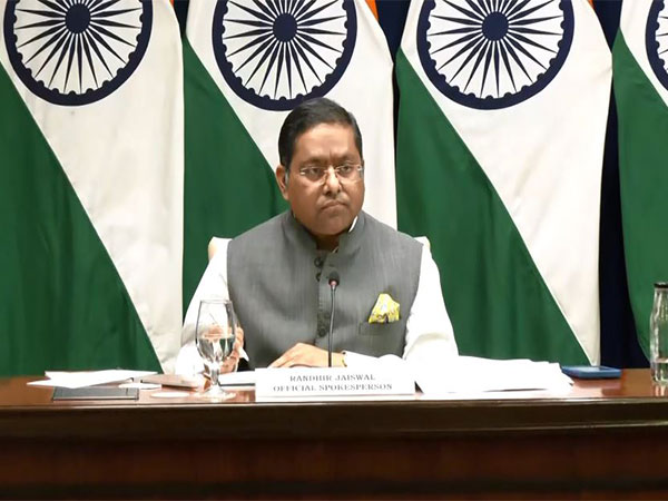 Ministry of External Affairs Spokesperson Randhir Jaiswal (Photo/ANI)