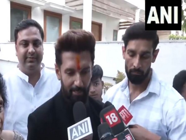 LJP (Ram Vilas) chief Chirag Paswan (Photo/ANI)