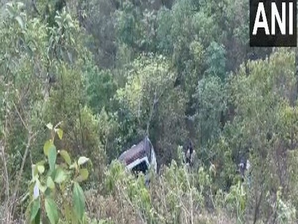 Bus rolled down a gorge in Reasi, Jammu and Kashmir (Photo/ANI)