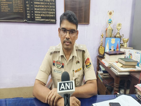 Paritosh Das, Officer-in-Charge of Tripura West Police Station (Photo/ANI)