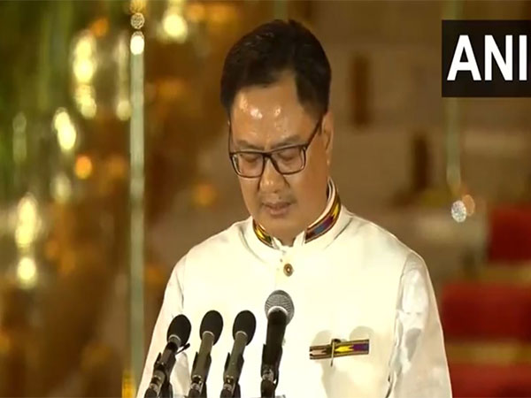 Kiren Rijiju takes oath as Union Minister (Photo/ANI)