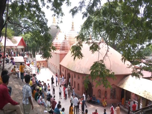 Visuals of Kamakhya Temple in Guwahati, Assam (Photo/ANI)