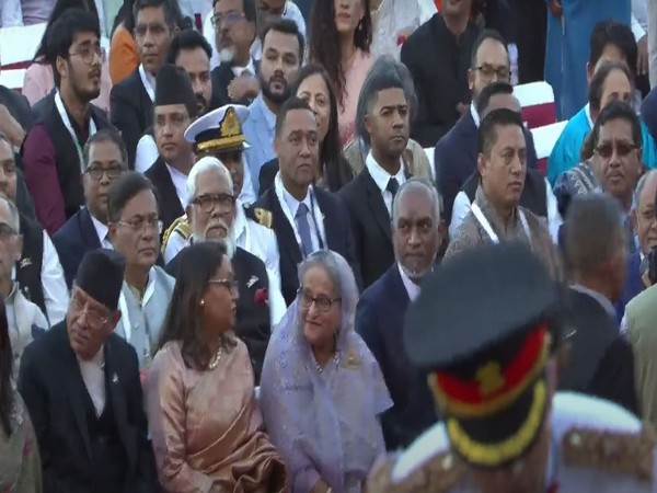 Leaders from India's neighbourhood, Indian Ocean Region at PM Modi's swearing in ceremony (Photo credit: DD News)