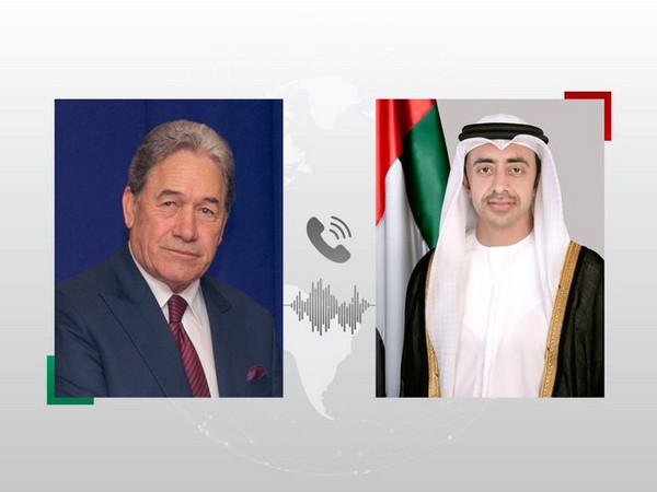 UAE Foreign Minister Abdullah bin Zayed, New Zealand Foreign Minister Winston Peters hold talks (Image Credit: X/@OFMUAE)