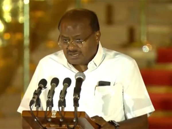 Janata Dal (Secular) leader HD Kumaraswamy taking oath as Minister in PM Modi's cabinet (Photo/X) 