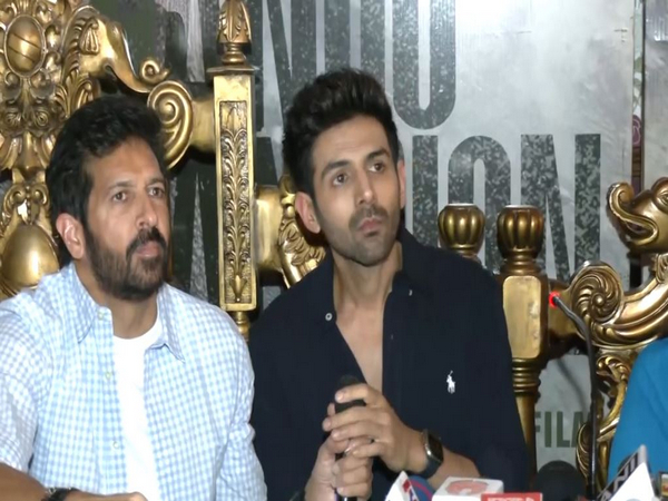 Kabir Khan, Kartik Aaryan (Image source/ANI) 