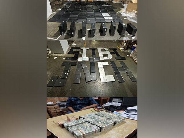 Used laptops, CPUs worth over Rs 4 crore seized by Customs. (Photo/ANI)