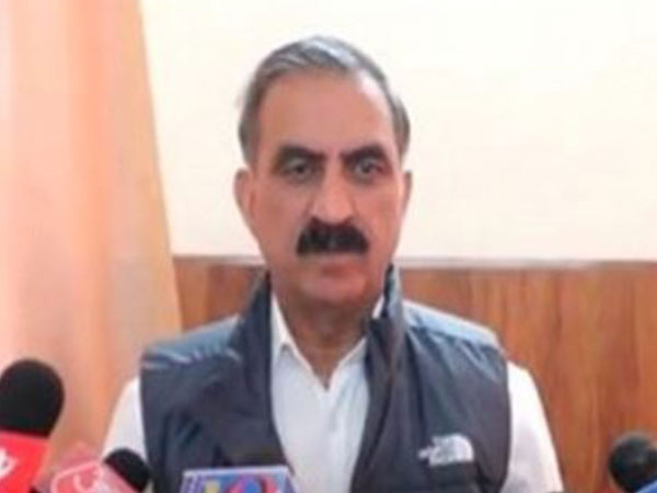 Himachal Pradesh Chief Minister Sukhvinder Singh Sukhu (Image/ANI)