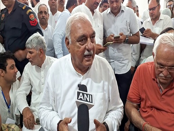 Former Haryana CM Bhupinder Singh Hooda (File Photo/ANI)