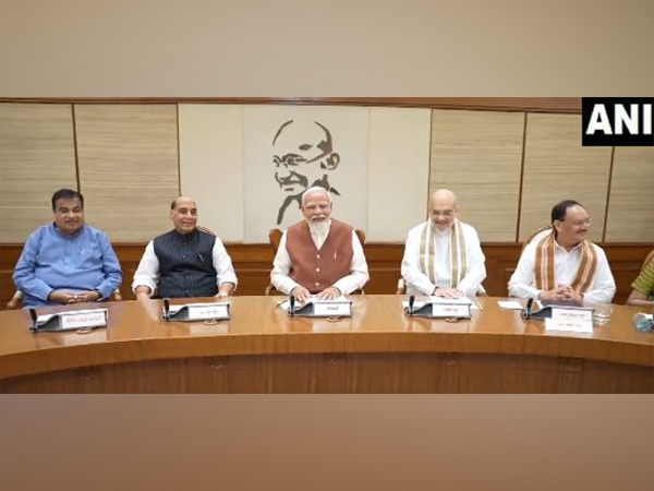 Prime Minister Narendra Modi chaired his first Union Cabinet meeting (Photo/ANI)