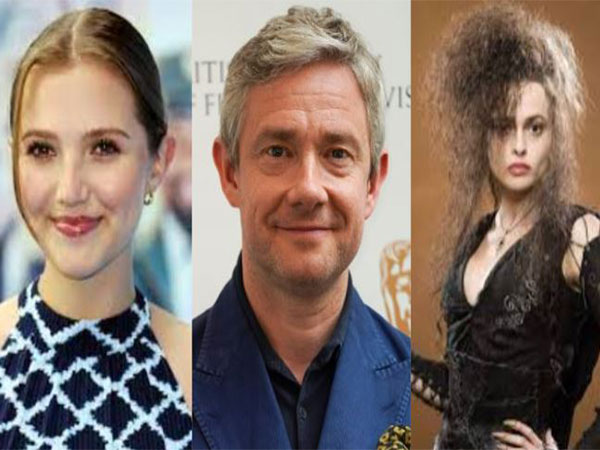 Mia McKenna-Bruce, Martin Freeman, Helena Bonham Carter (Image source: Instagram)