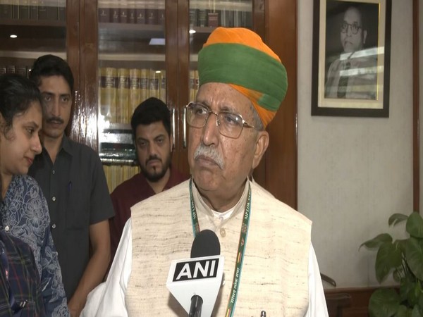 Arjun Ram Meghwal, MoS in the Ministry of Law and Justice (Photo/ANI)