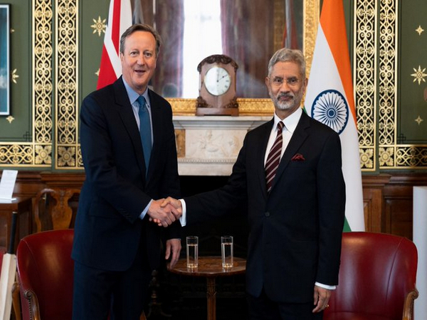 UK Foreign Secretary David Cameron and External Affairs Minister S Jaishankar (Photo credits: X/@David_Cameron)