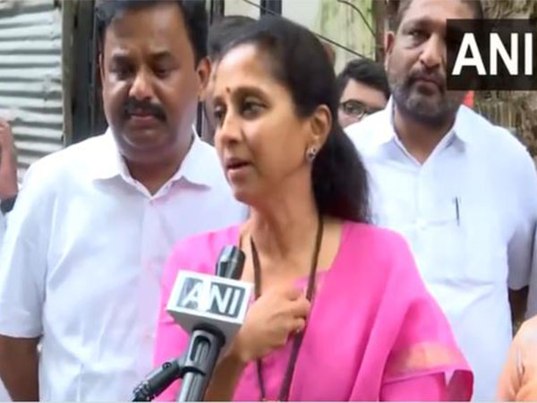Nationalist Congress Party (SCP) MP Supriya Sule (Photo/ANI)