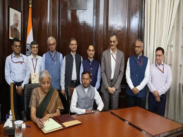 Nirmala Sitharaman assumes charge as Union Minister for Finance and Corporate Affairs (Image: PIB)