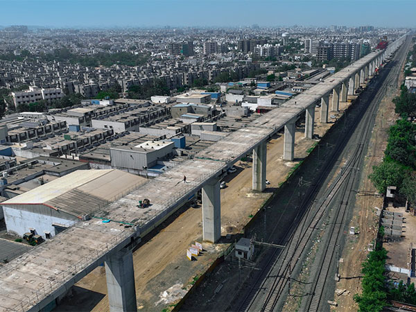 Ongoing Mumbai-Ahmedabad bullet train project (Image-NHSRCL)