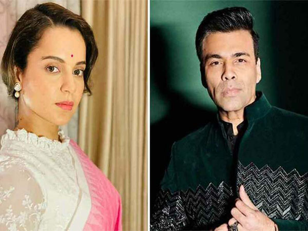 Filmmaker Karan Johar and actor-politician Kangana Ranaut (Image source: Instagram)