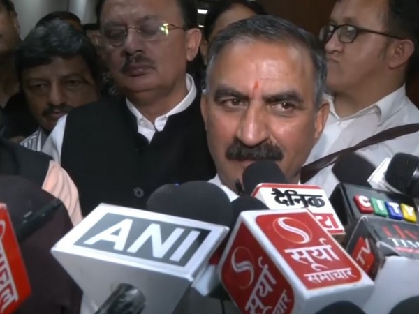 Himachal Pradesh Chief Minister Thakur Sukhvinder Singh Sukhu. (Photo/ANI)