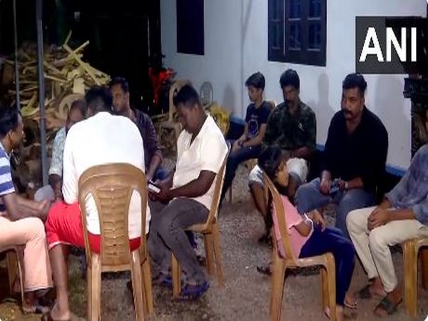 Visuals from Kollam, outside the residence of Shameer, who lost his life in Kuwait (Photo/ANI)