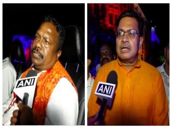 Odisha Ministers Rabi Narayan Naik and Prithviraj Harichandan (Photo/ANI)