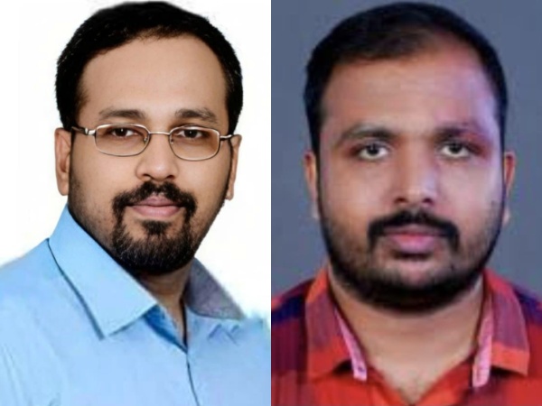 Lucose and Sajan George who lost their lives in Kuwait fire incident. (Photo/ANI)