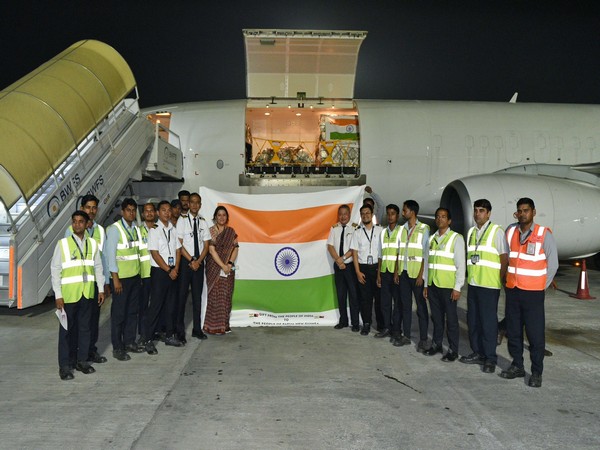 India sends relief material for Papua New Guinea (Photo/ ANI)