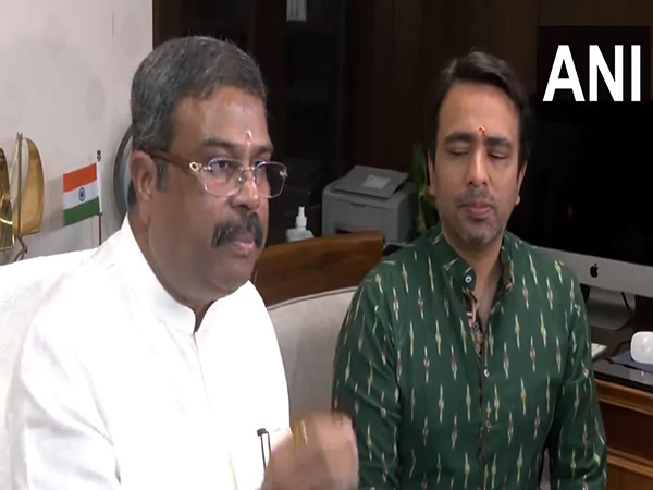 Union Education Minister Dharmendra Pradhan and Minister of State for Education Jayant Chaudhary  (Photo/ANI)
