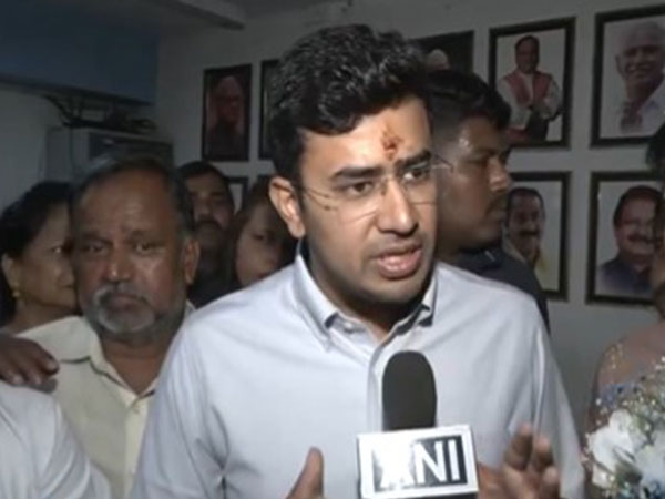 BJP MP from Bengaluru South, Tejasvi Surya. (Photo/ANI)