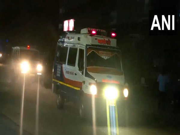 Mortal remains of Indian students drowned in Russia reaches Mumbai Airport. (Photo: ANI)