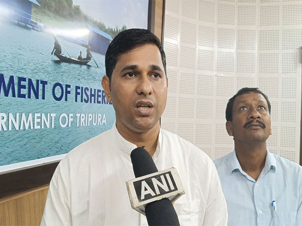 Tripura Fisheries Minister Sudhangshu Das (Photo/ANI)