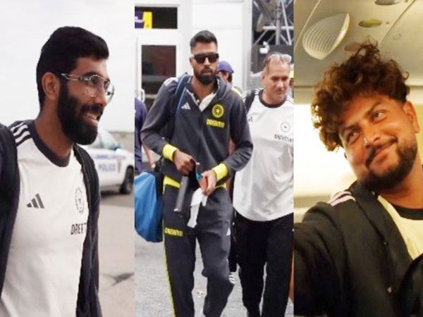 Jasprit Bumrah, Harik Pandya, and Kuldeep Yadav. (Picture: BCCI/X)