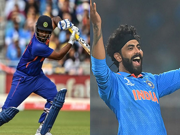 Sanju Samson and Ravindra Jadeja (Photo: BCCI/X)