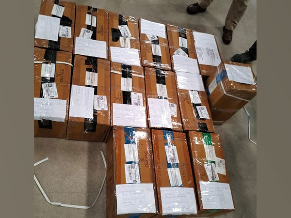 Guwahati Police seizes 19 cartons of Codeine Phosphate Syrup (Photo/ANI)