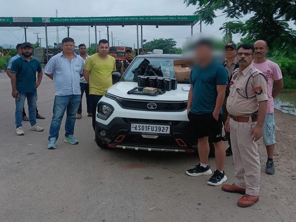 Special Task Force recovers 10 TB30 intelligent flight batteries, cash Rs 3.4 lakh; one apprehended (Photo/ANI)